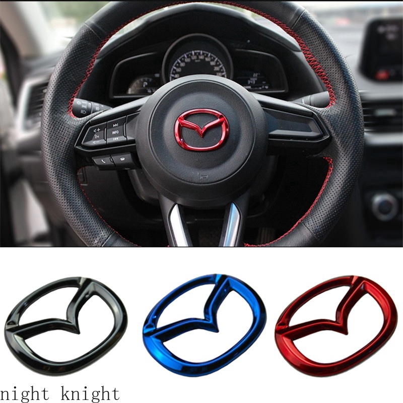 Stiker Emblem Logo Night Knight Bahan Stainless Steel Untuk Mazda Atenza Axla Cx4 Cx5