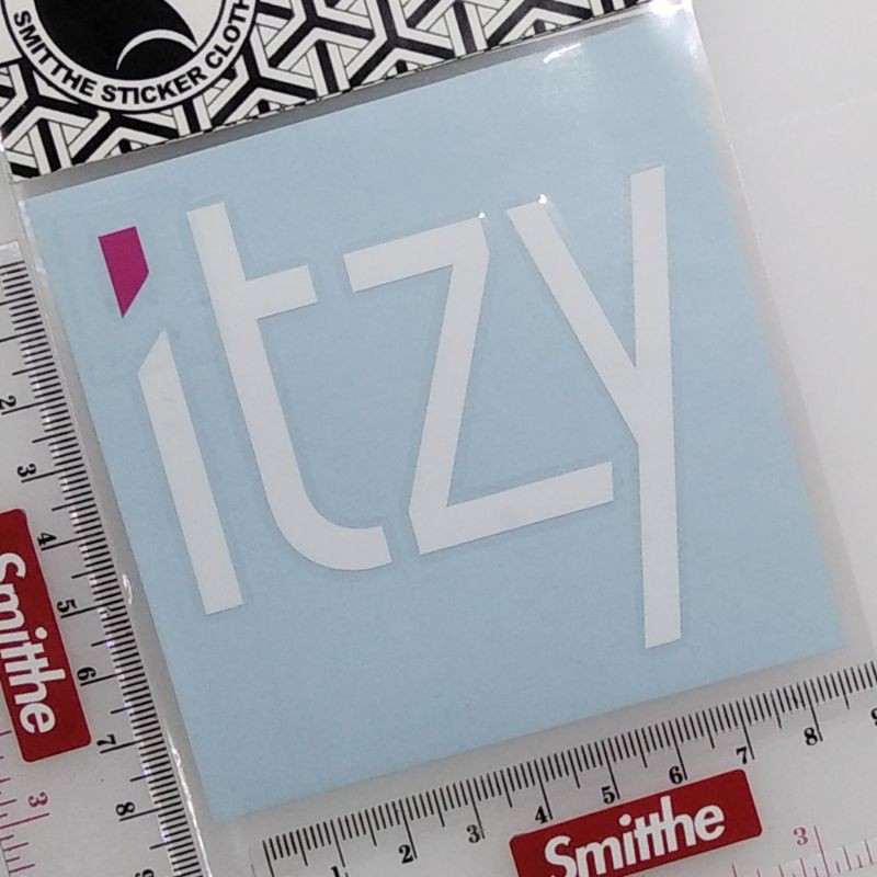 Stiker ITZY MIDZY Logo 2W Cutting Sticker KPOP aksesoris Motor Mobil