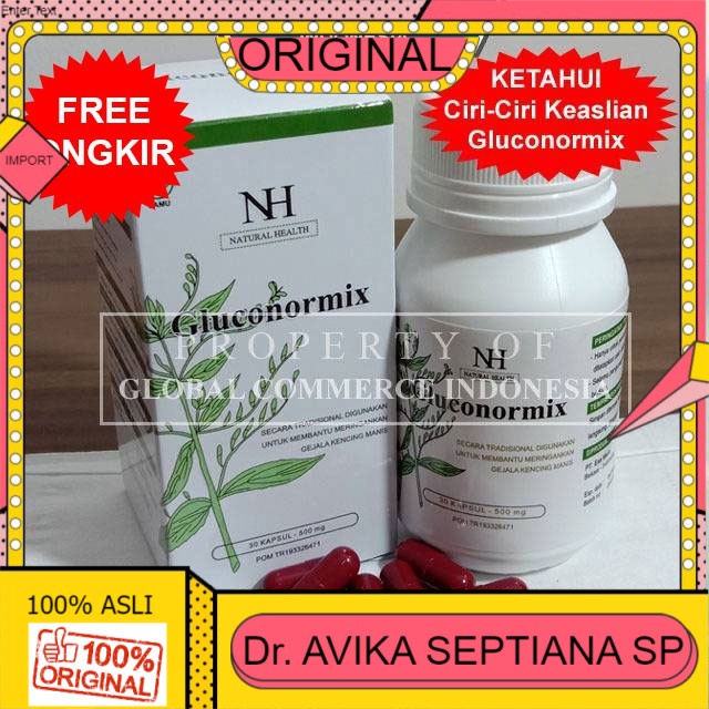 100% ASLI Gluconormix Asli