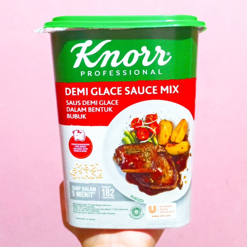 

Knorr Demi Glace Sauce Mix 1Kg / Saus Demi Glace Bubuk / Saus Steak