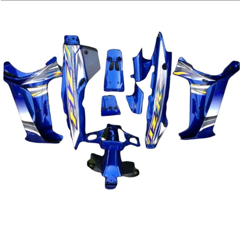 0cover body Fiz R warna biru tua body warna biru tua  full set halus