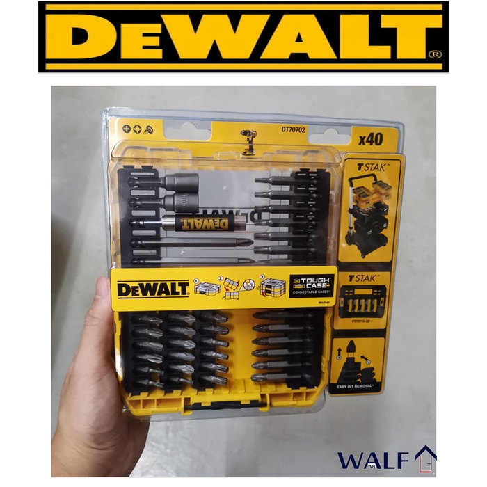 Dewalt Dt70702 Mata Obeng Dewalt Asesories Screw Driving Set 40Pcs