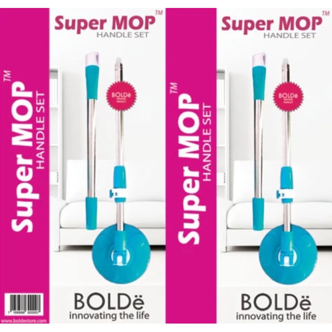 ❤ IJN ❤ BOLDe Tongkat Pel Gagang Handle Set Super MOP