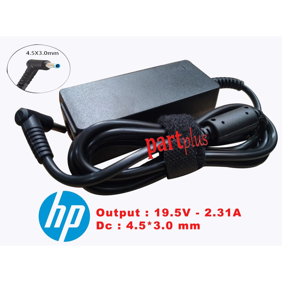 harger Casan Adaptor Laptop HP 19.5v - 2.31a X360 15-P231AX 14-AM505TU 14-AC181TU