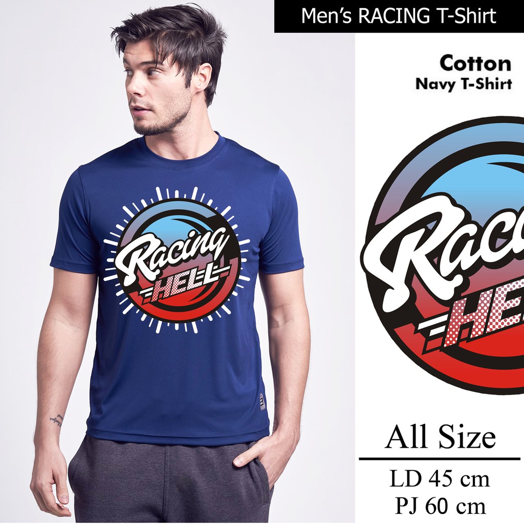 Bess - Kaos Distro Pria Murah / Kaos Pria RACING HELL 02