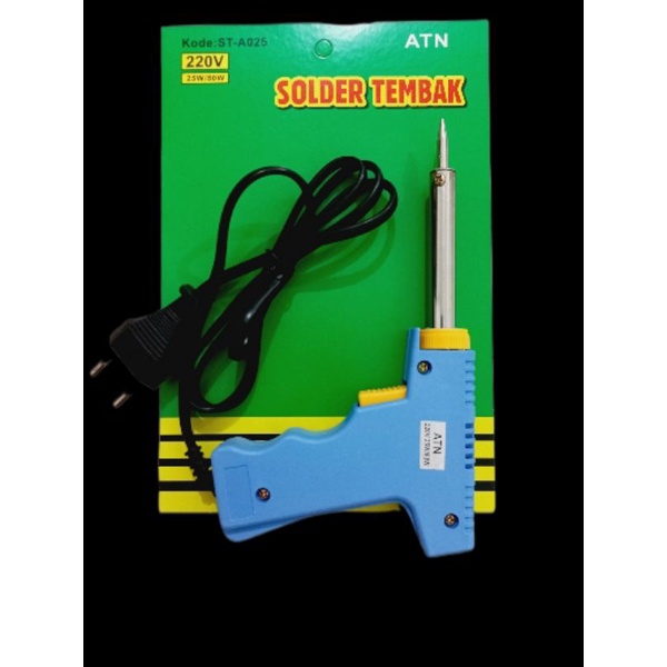 PAKET Solder Tembak Pistol Soldering Gun Listrik 25w - 80w 2 Mode Pemanas