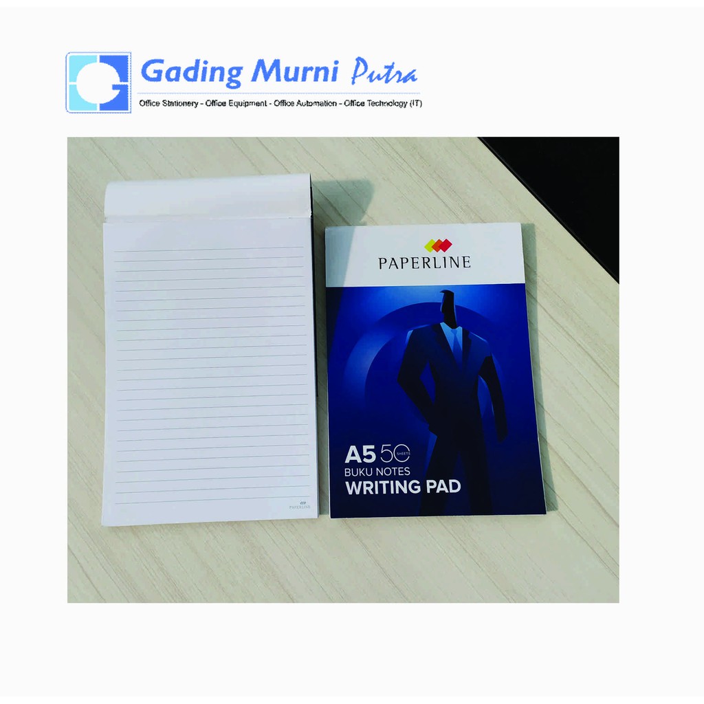 

BUKU NOTE WRITING PAD A5 50 LBR PAPERLINE