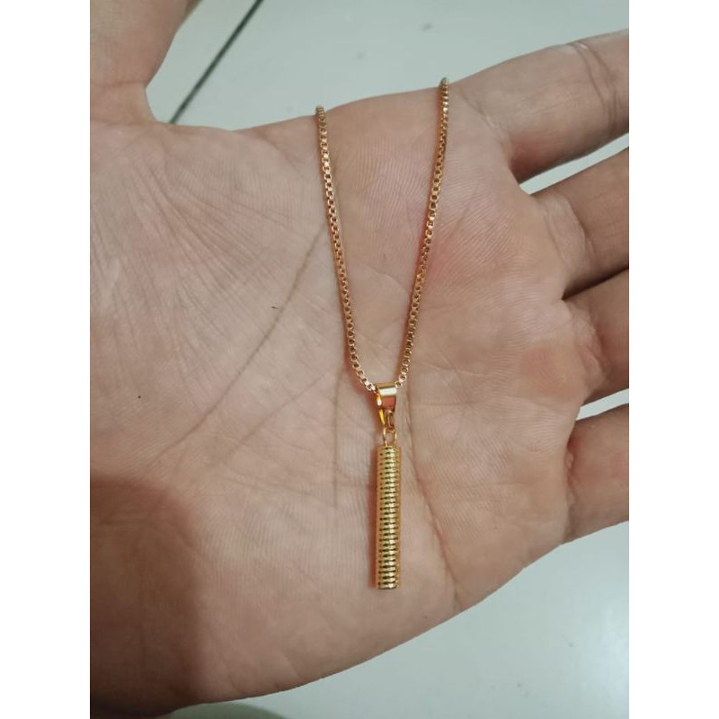 liontin kalung xuping wanita berlapis emas mu.