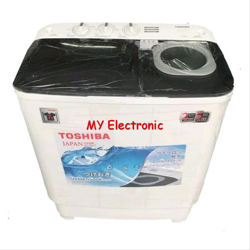 Mesin Cuci Toshiba vh-h85mn 7.5kg 2 Tabung 340 watt