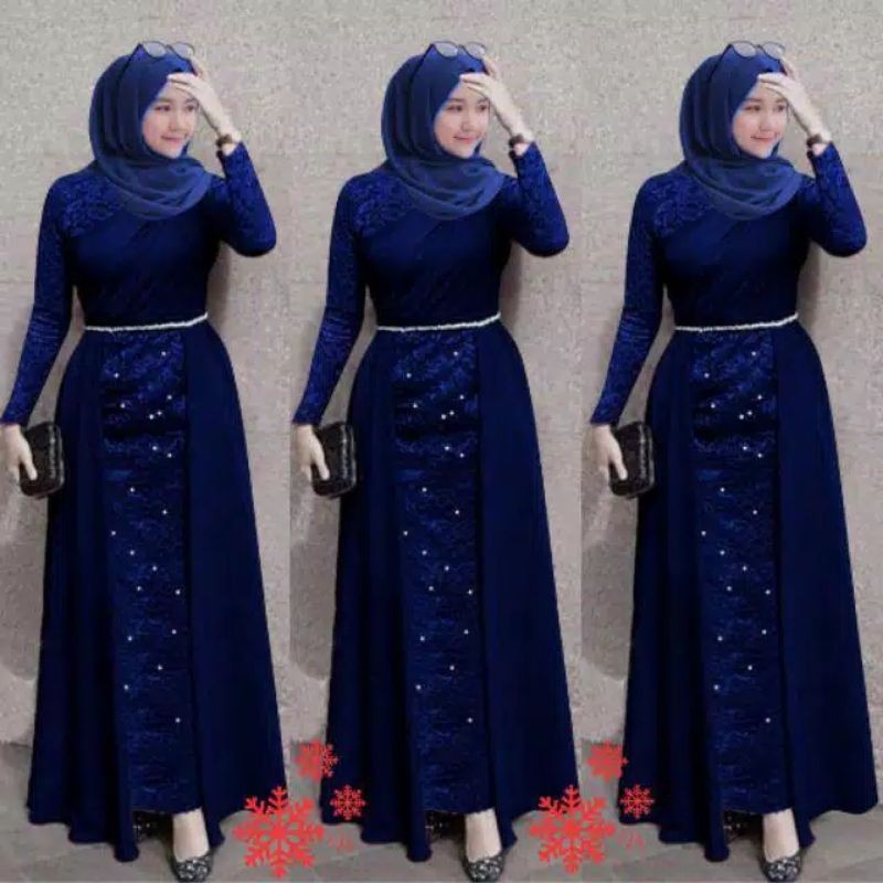 XOS - MAXI LAKSHANA / MAXI DRESS LOVISA / MAXI HIJAB / MX GAMIS / FASHION MUSLIM / BISA COD✅