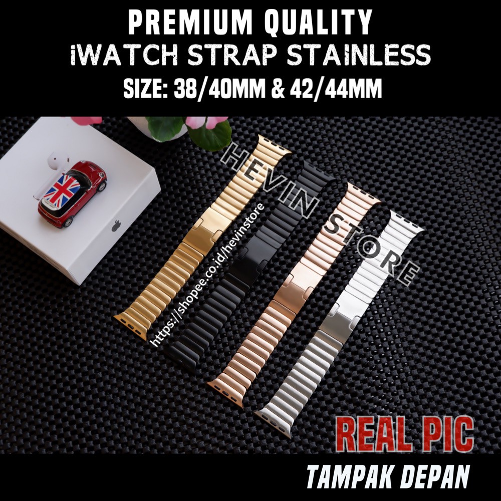 Strap Watch iOS STAINLESS STEEL PREMIUM iWATCH STRAP SERIES 12345