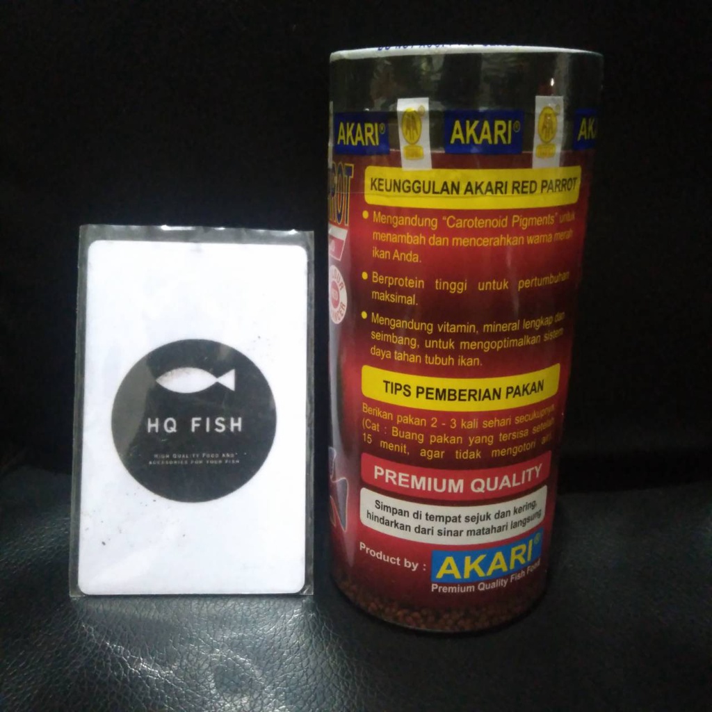 AKARI RED PARROT 100GR 1MM MINI PELLET PAKAN IKAN