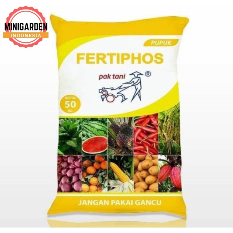 FERTIPHOS HITAM ZAK 50KG pupuk pak tani TSP KHUSU GOJEK GRAB INSTANT