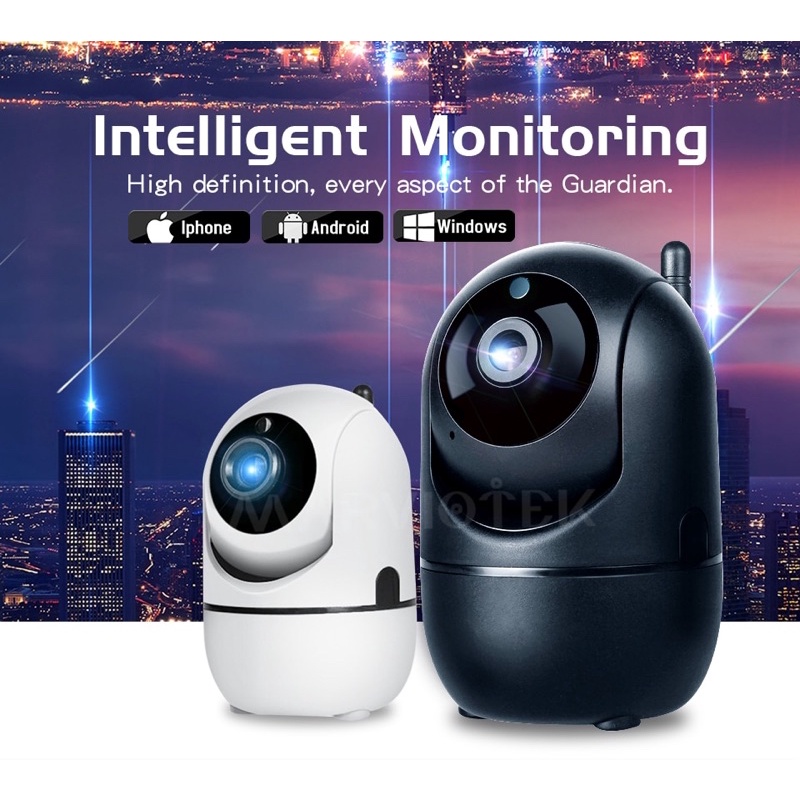 Cctv Kamera IP Wifi 360 Kamera CCTV Mini Kamera Pengawasan Video Hewan Peliharaan dengan Monitor di 