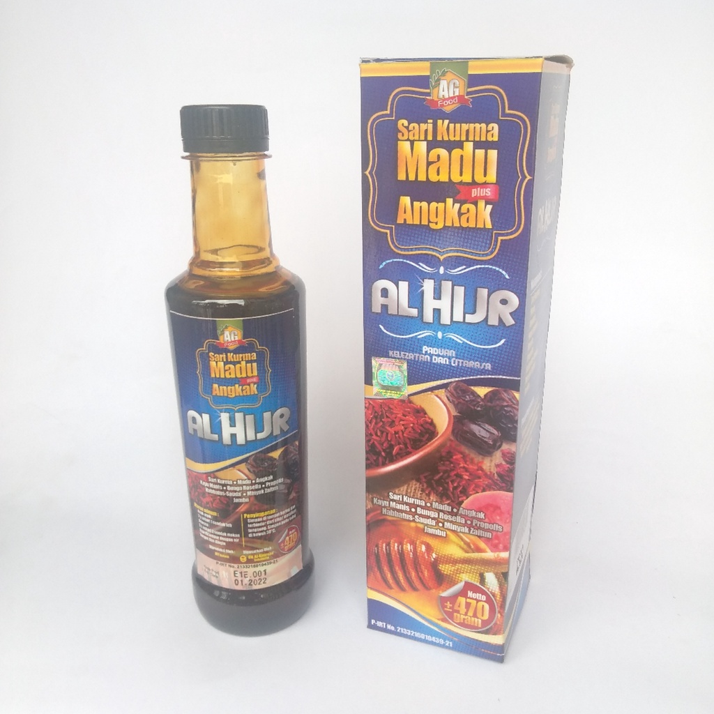 Sari Kurma Madu Plus Angkak Propolis Al Hijr 470gr Al-Ghuroba