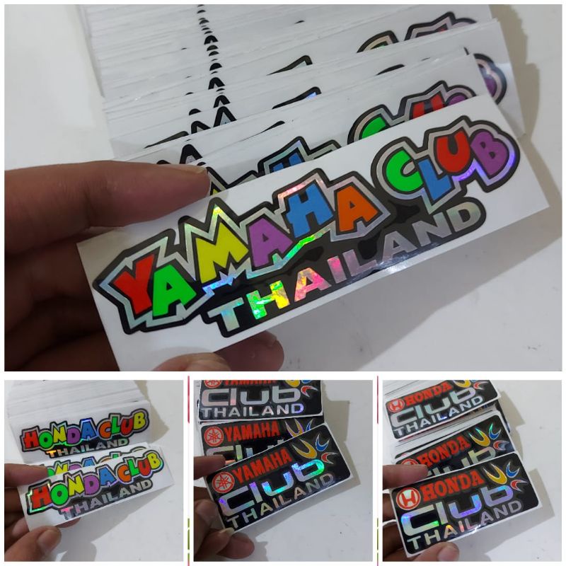 STICKER stiker CLUB THAILAND cutting