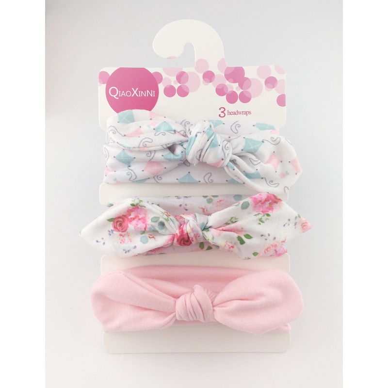 Satu set （3Pcs）bandana bayi / headband anak kain import