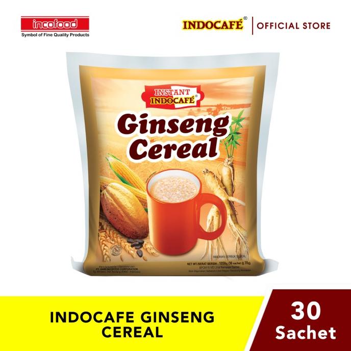 

Indocafe Ginseng Cereal (30 Sachet)
