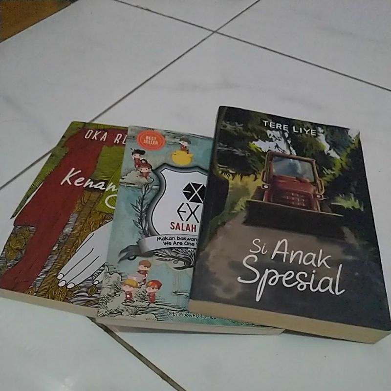 novel original preloved/ Tere Liye / EXO / Kenanga