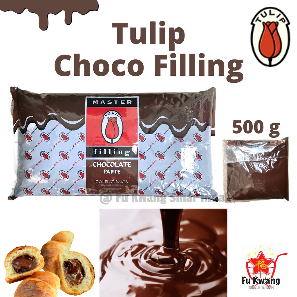 

Tulip Master Choco Chocolate Cokelat Coklat Filling Paste Pasta 500 g