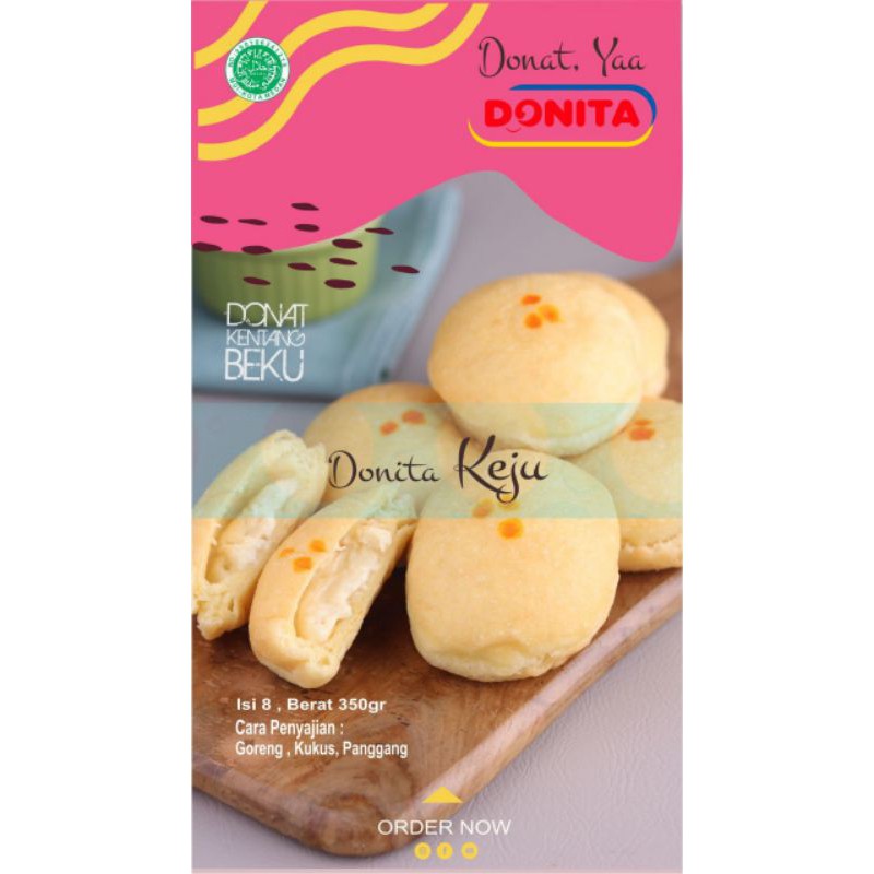

Donat Frozen Donita Filling Keju