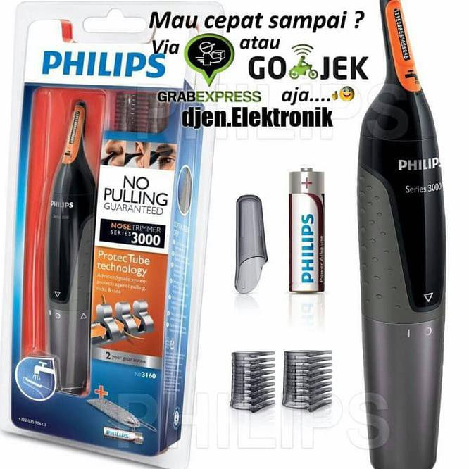philips NT3160 Nose Trimmer alat cukur alis bulu hidung