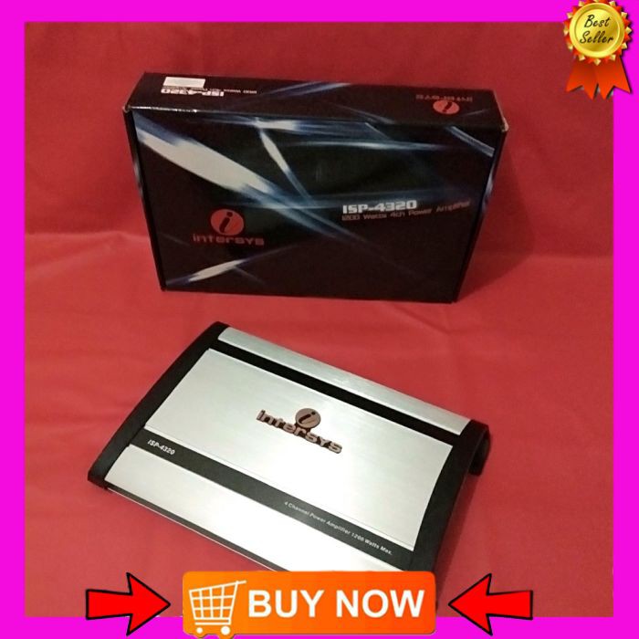 power intersys seri ISP-4320.4chenel 1200.4.audio mobil murmer