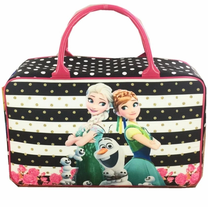 PA TRAVEL BAG SUPER KANVAS KARAKTER (TAS KOPER JINJING) FROZEN / TA001