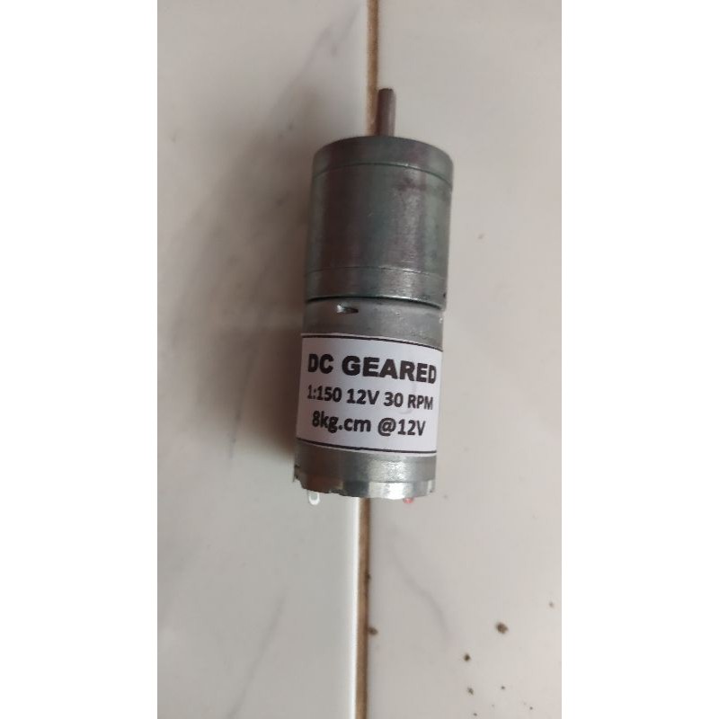 Motor Dc 30Rpm 12Vdc Gearbox Motor Dc untuk Robot