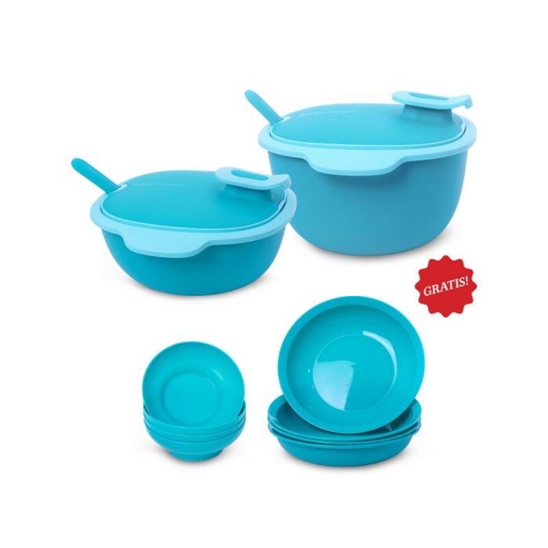 Tupperware paradise serving set free warmie tup