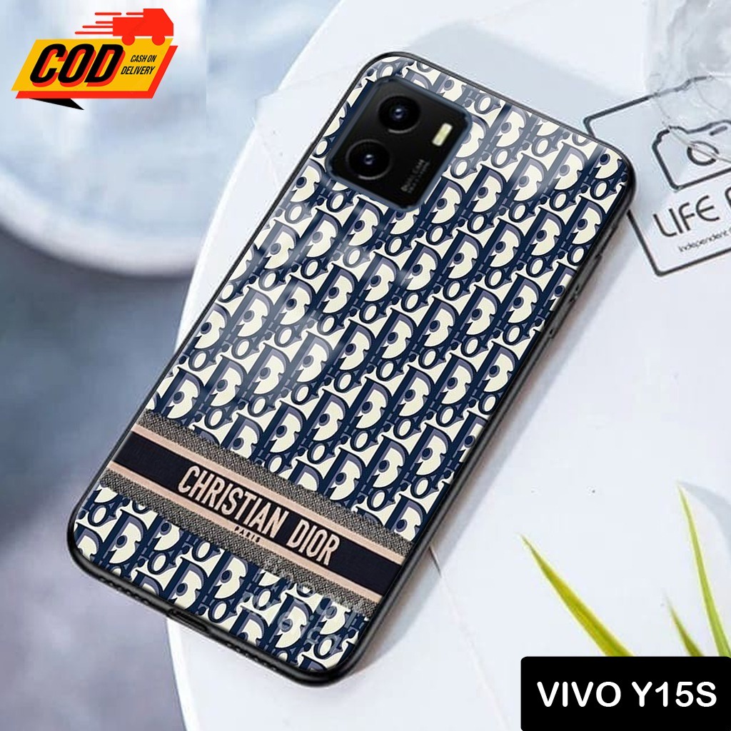 [SC207] Softcase Glass Kaca Vivo Y15s Terbaru 2021 - Case Vivo Y15s - Casing Hp Vivo Y15s - Case hp 