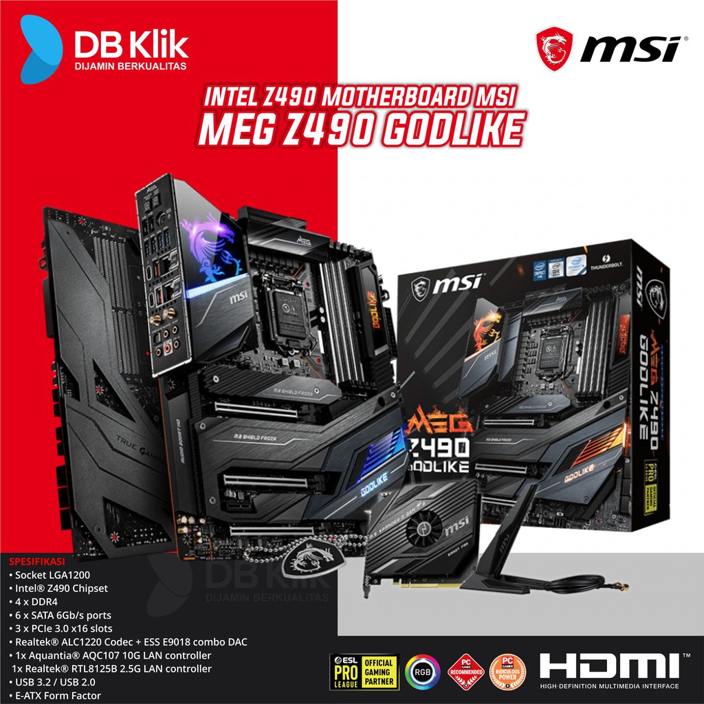 Motherboard MSI MEG Z490 GODLIKE - MB MSI MEG Z 490 Godlike