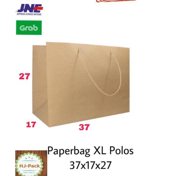 

☏ Paperbag XL Jumbo 37x17x27 Tas Kertas Paper Bag Goodie Bag Shopping Bag Tas Belanja ☎