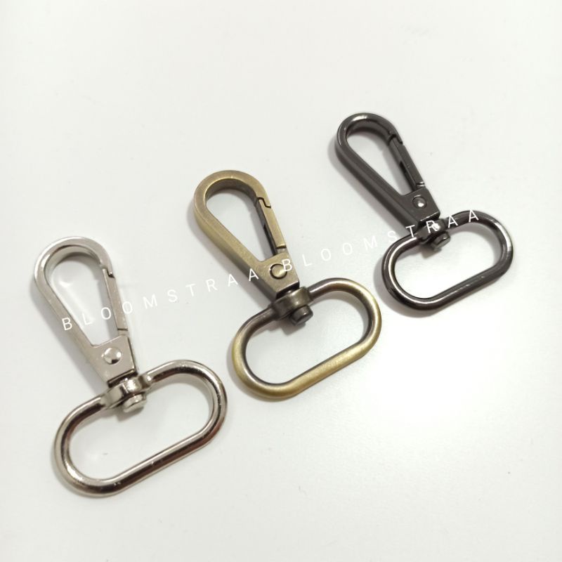 Ring Kait 25 mm DROP gantungan tas 2,5 cm kew kew IMPORT Buckle Clasp