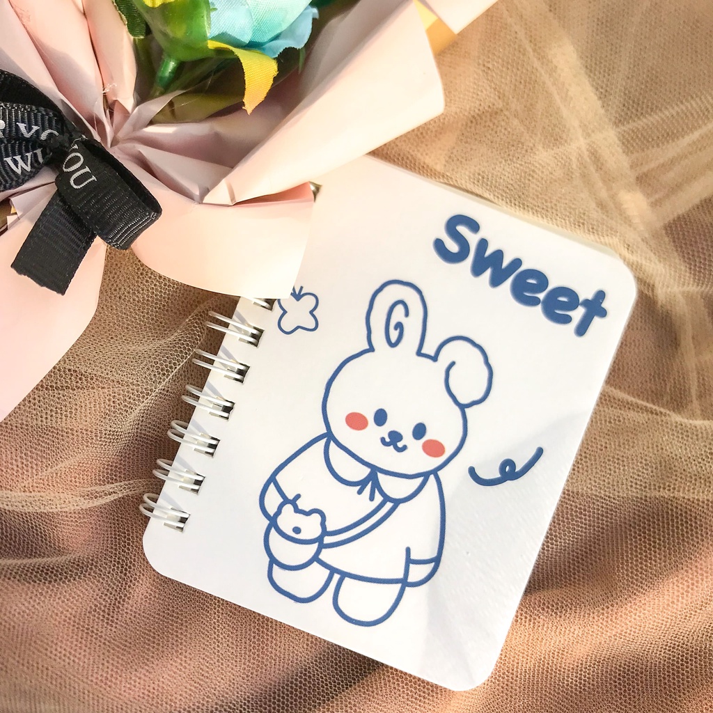

FREE CUTE STICKER!! SUPER CUTE NOTEBOOK MINI AESTHETIC #LINED