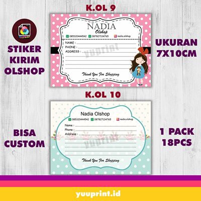 

STIKER ALAMAT PENGIRIMAN OLSHOP TERMURAH UNTUK PACKING