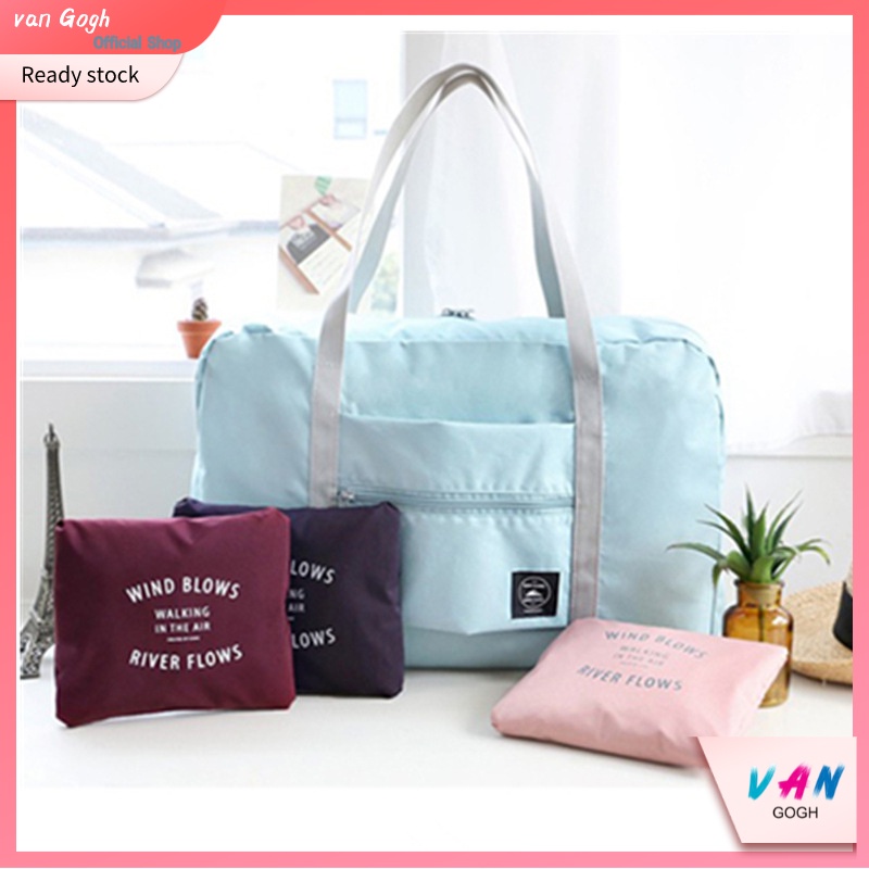 Van Gogh Travel Bag Jumbo Tas Lipat Selimut Hand Carry Anti Air Waterproof Wanita Karakter Motif Impor Bagus