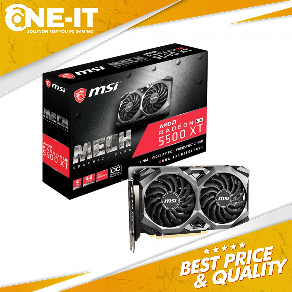 VGA MSI RX 5500 XT MECH 4G OC