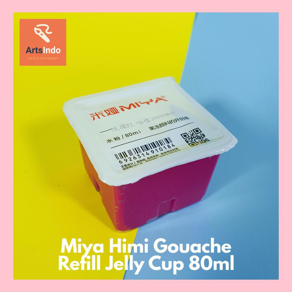 

Miya Himi Gouache Refill Cat Jelly Cup 53 Color x 80ml