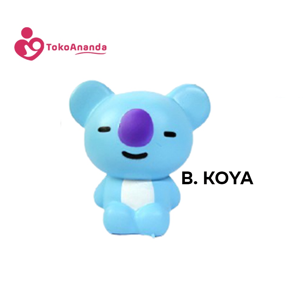 SQ01 - Squishy Karakter BT 21 Tata Cooky Chimmy Koya LOL Surprise 10cm