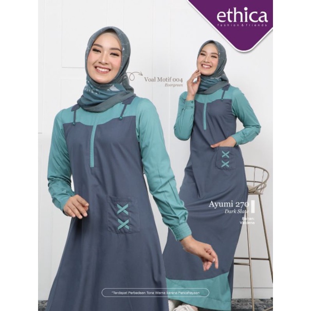AYUMI 270 DARK SLATE AYUMI 270 CRUSHED BERRY GAMIS ETHICA TERBARU GAMIS BUSUI FRIENDLY GAMIS AYUMI T