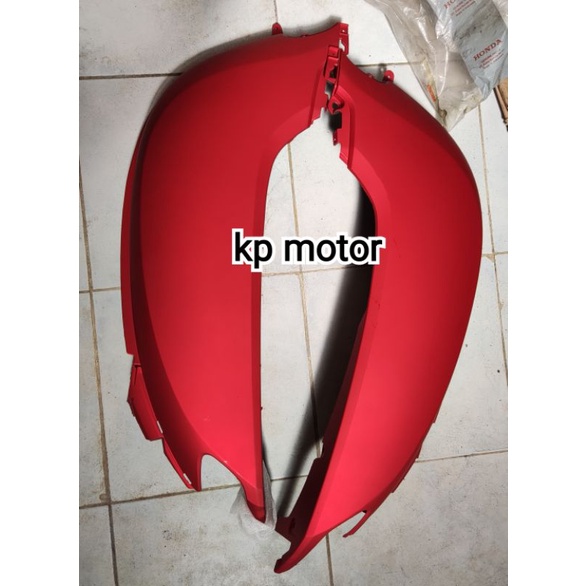 Cover body set kanan kiri samping scoopy 2017-2020 merah doff