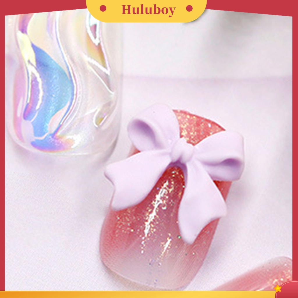 Huluboy Huluboy♡ 100pcs / 1 Pouch Stiker Kuku 3D Multifungsi Aksen Pita Untuk Nail Art