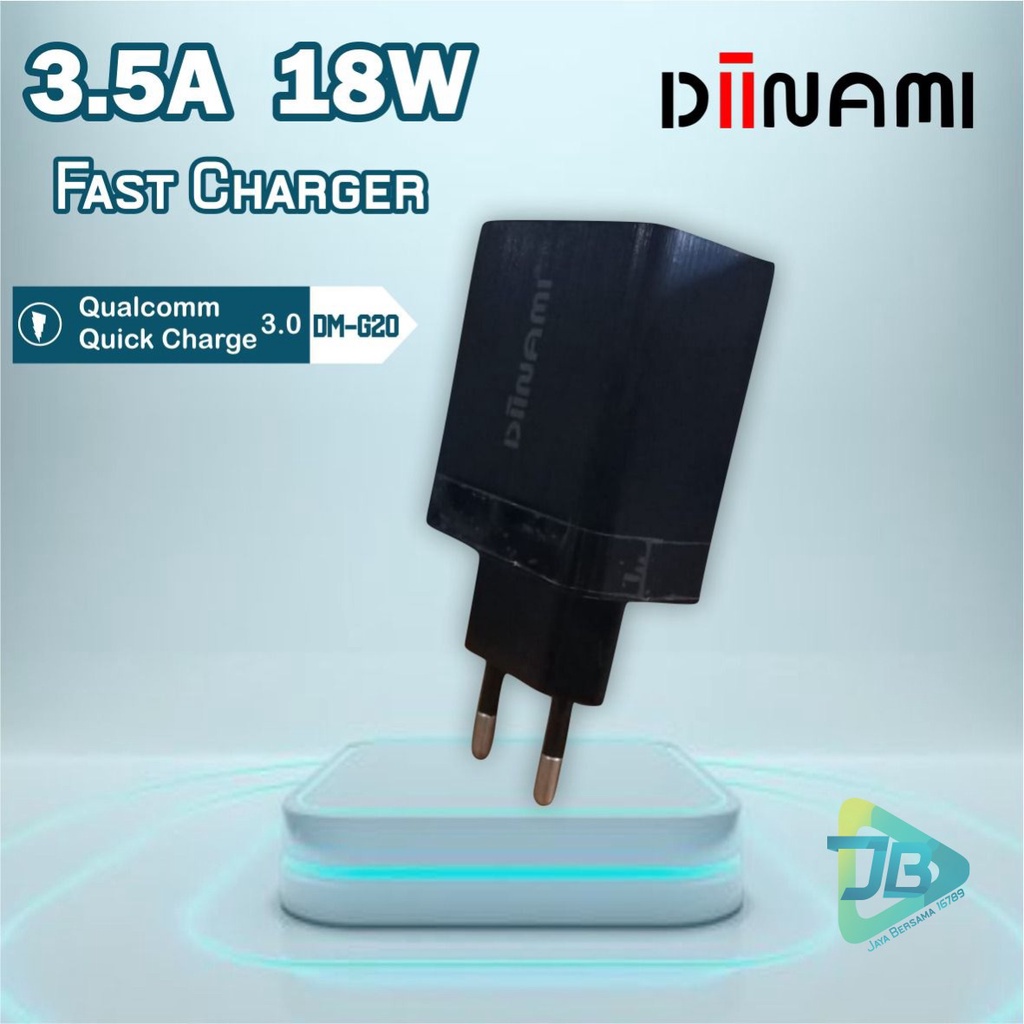 G20 DIINAMI 3A 18W Qualcomm QC3.0 Fast Charger Quick Charger Adaptor Ori GARANSI 1BULAN JB5277