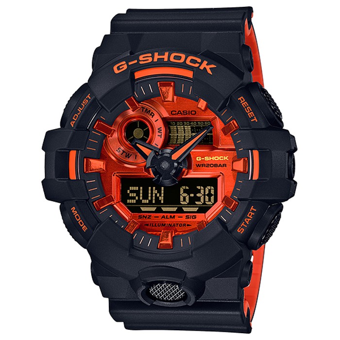 Casio G-Shock GA-700BR-1ADR - Jam Tangan Pria - Hitam
