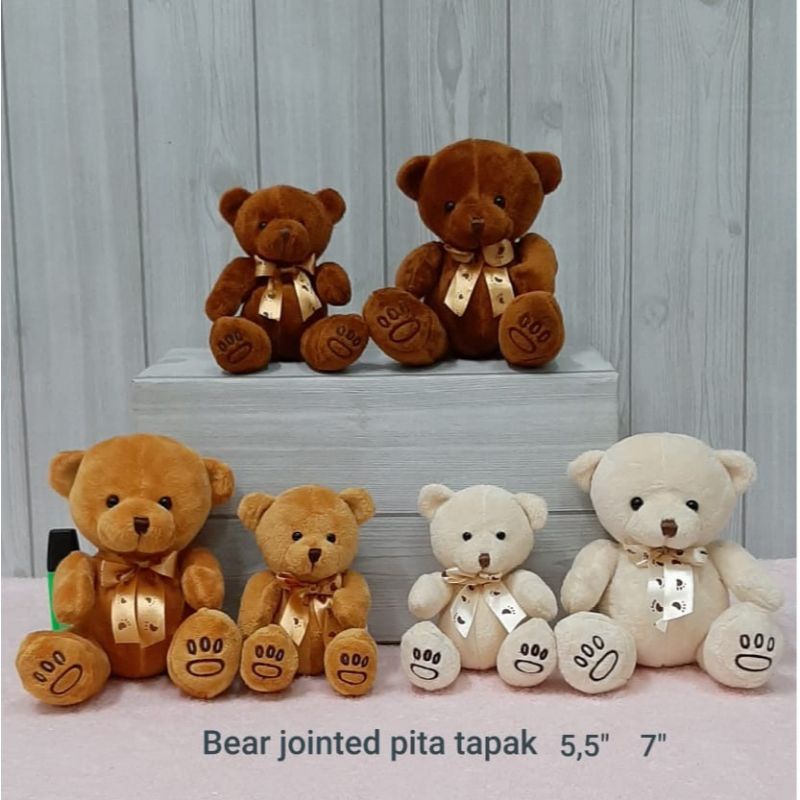 Boneka Bear Pita Size 13cm-20cm/Boneka Teddy Bear/Souvenir Boneka