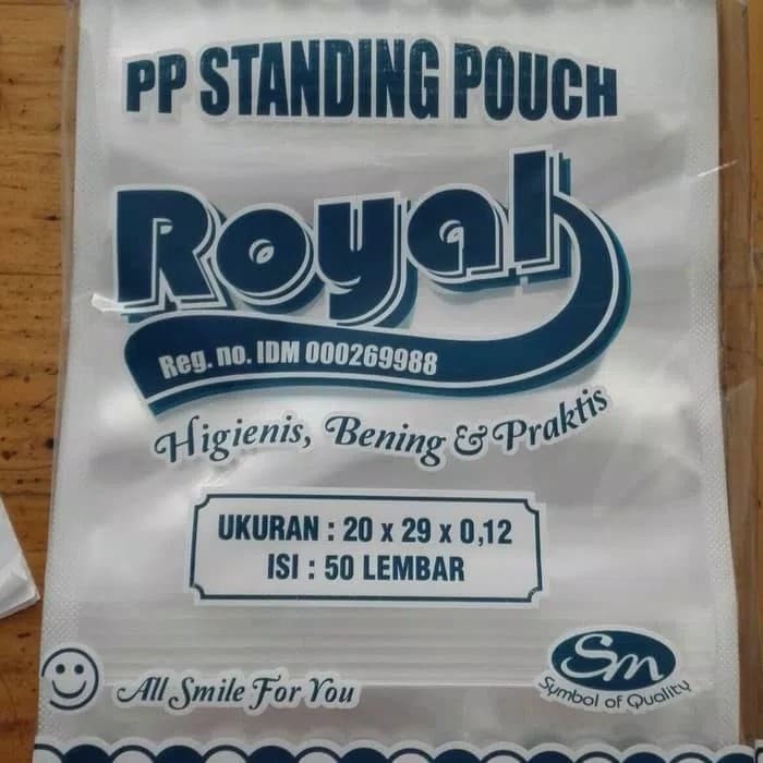 Standing Pouch Plastik Standing Pouch Plastik Pouch Kemasan Standing Pouch 20x29 Plastik PP isi 50