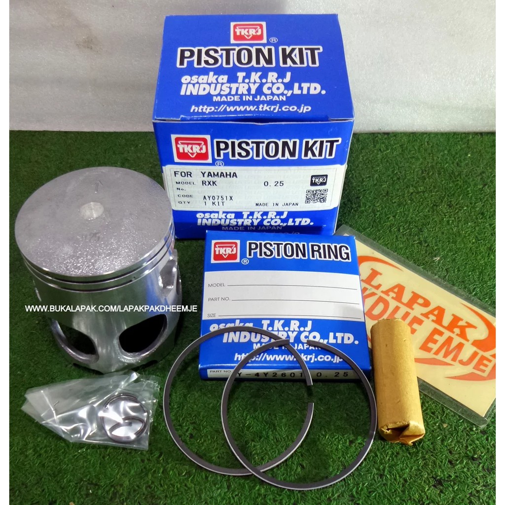 PISTON RX KING OS 25 TKRJ ORIGINA TKRJ ORIGINAL OSAKA JAPAN SEHER PISTON KIT RX KING OS OVER SIZE