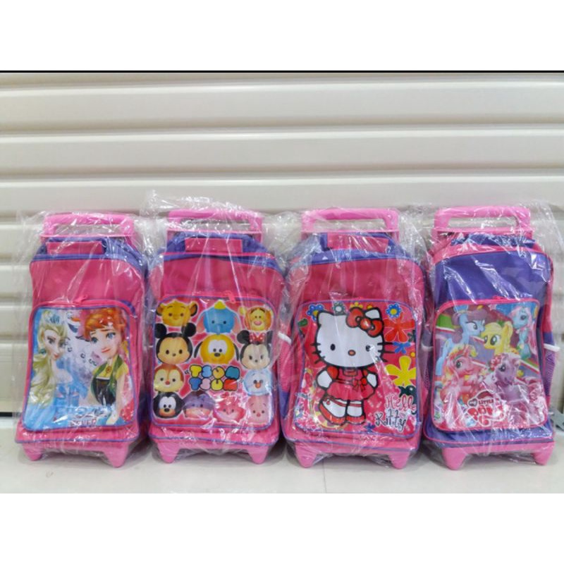 Tas sekolah anak SD roda cew murah