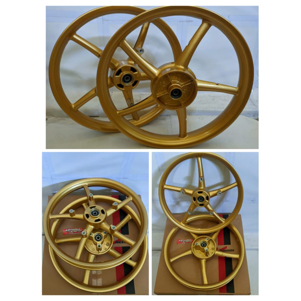 Velg Veleg Pelek Pelk Racing V Rossi Sanca Satria FU model Palang 5